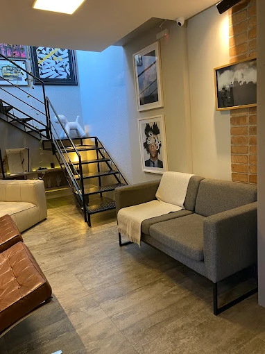 Detalhes da recepção do consultório